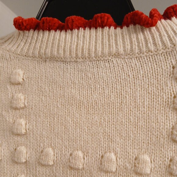 ZARA Embroidered Floral Knit - Picture 8 of 9